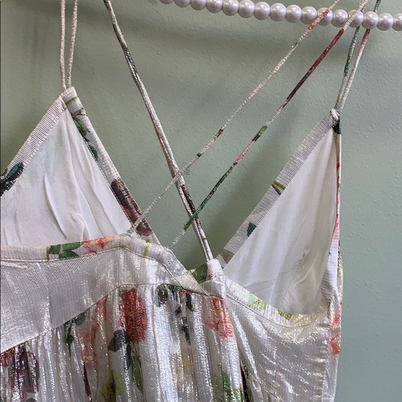 Rococo Sand ISA nalani HIGH LOW Lurex maxi dress - Picture 8 of 8